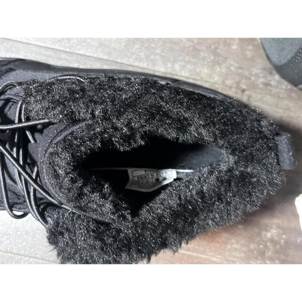 NEW Saguaro Barefoot Winter Boots EU 36 Black Minimalist Faux Fur Lined - Picture 4 of 5